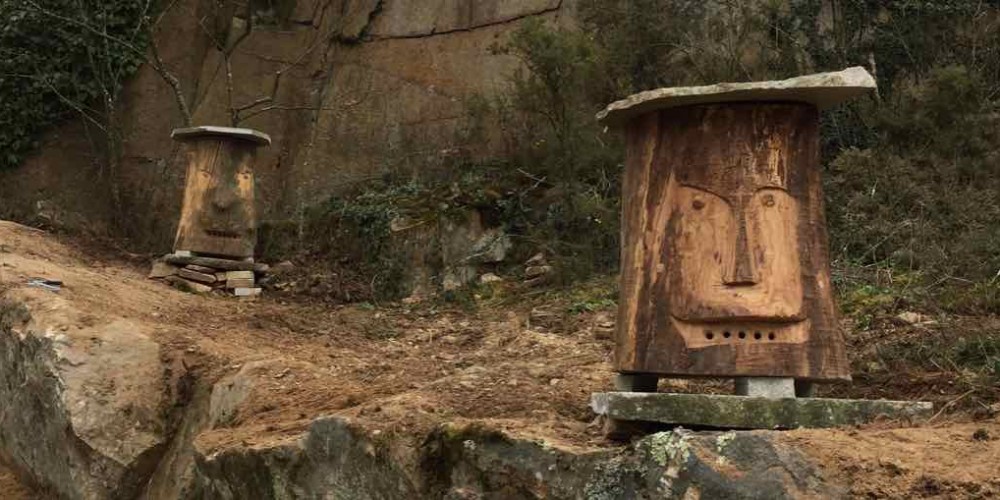 Moai-Bienenstöcke warten auf Mieter